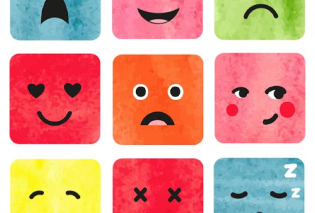 Illustrations of various emotions
